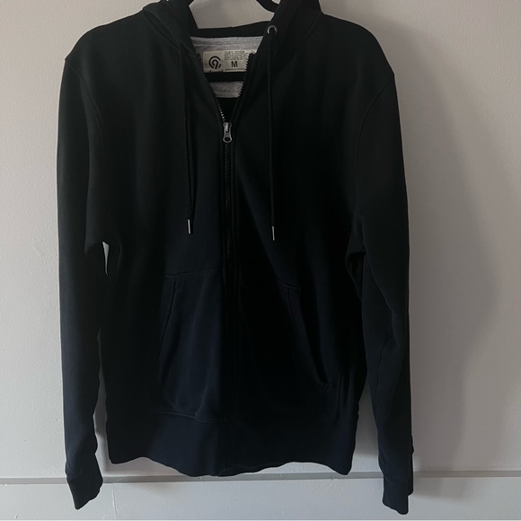 Casual Champion Black Hoodie Sweatshirt with front kangaroo pockets - Medium - Picture 4 of 4